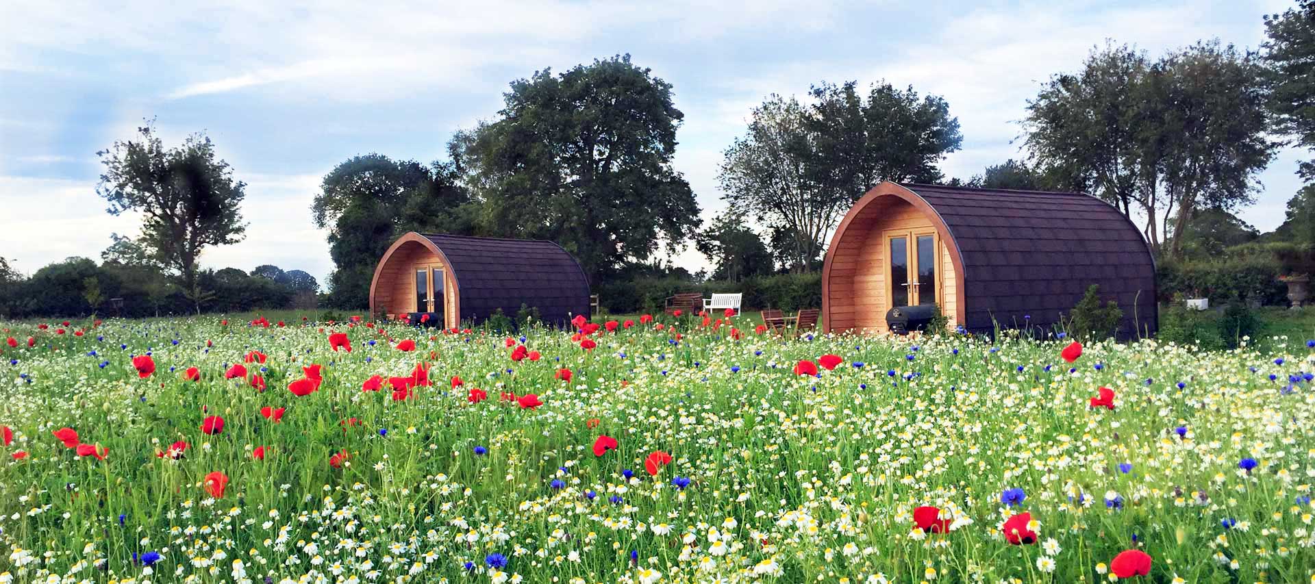 Glamping Pods at Bradley Hall Rural Escapes - Luxurious Glamping Pods on a working farm in Cheshire